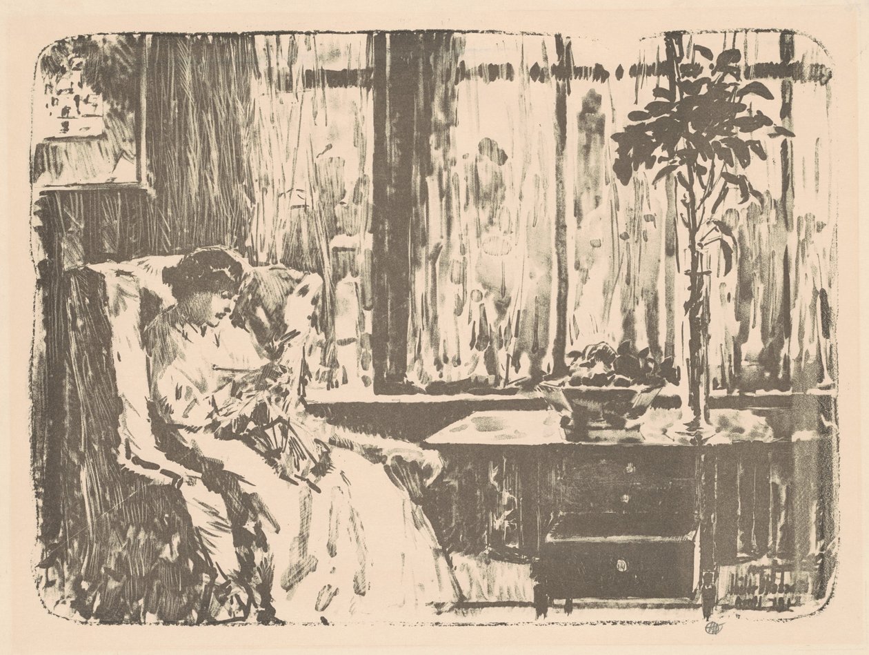 द ब्रॉड कर्टन, 1918। द्वारा फ़्रेडरिक चाइल्ड हस्साम