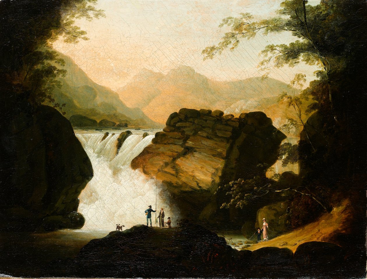 फॉल्स द्वारा, 1805 द्वारा फ्रेडरिक एफ फील्डिंग
