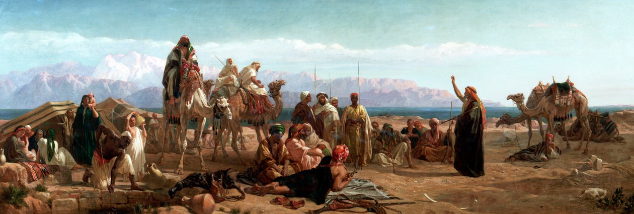 शूर के जंगल में सुबह, 1860 द्वारा फ्रेडरिक गुडॉल