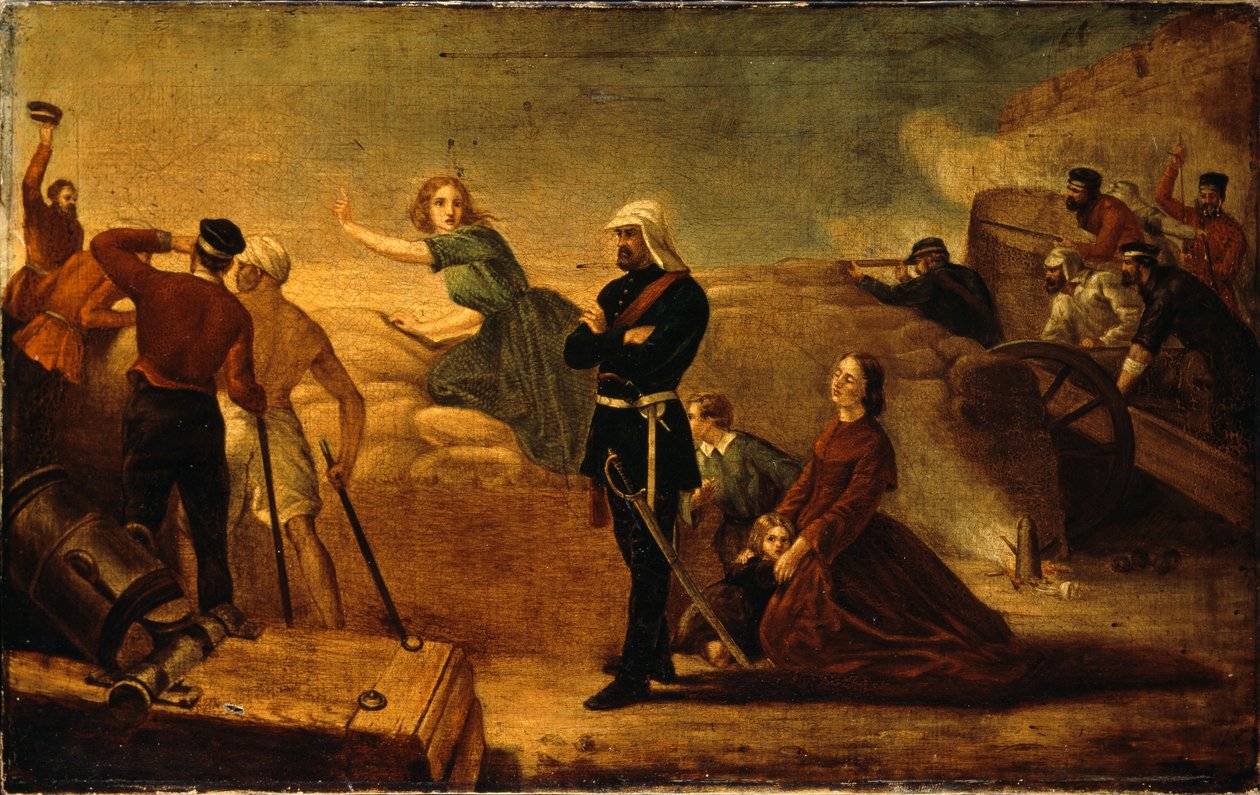 हाईलैंड जेसी, या &39;द कैंपबेल्स कमिंग&39;, c.1858 द्वारा फ्रेडरिक गुडॉल
