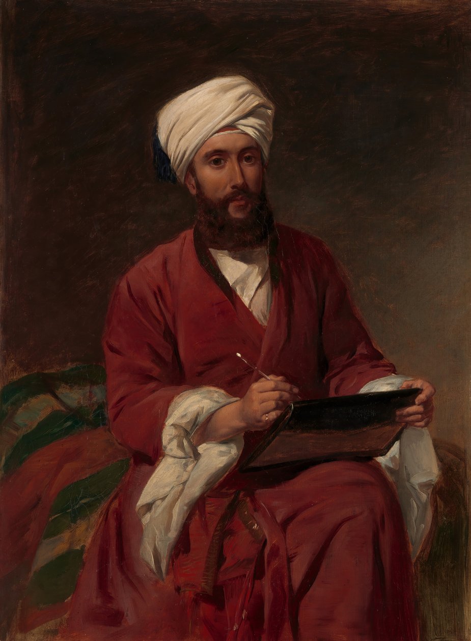विलियम एडवर्ड Dighton 1822-1853 मध्य पूर्वी पोशाक में, ca. 1852-1853। द्वारा फ्रेडरिक गुडॉल