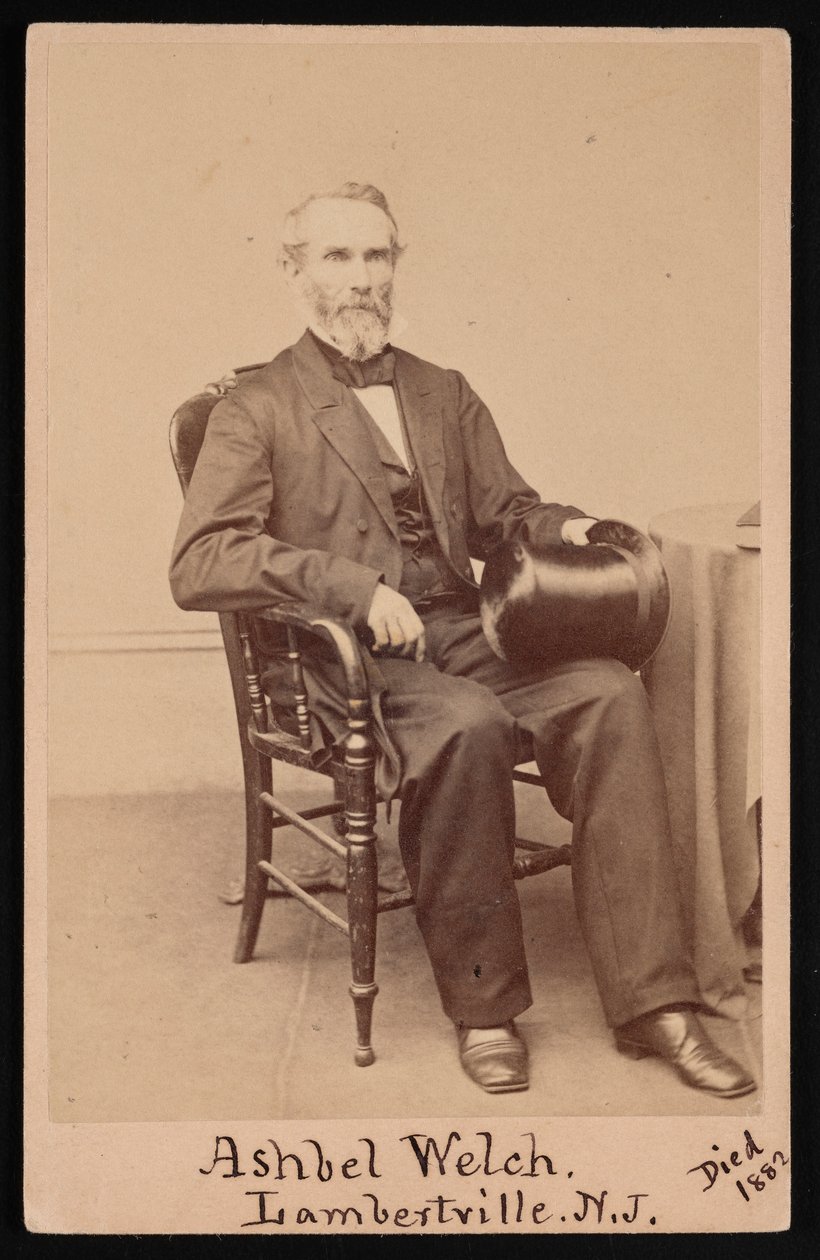एशबेल वेल्च का पोर्ट्रेट 1809-1882, 1882 से पहले। द्वारा फ्रेडरिक गुटेकुंस्ट