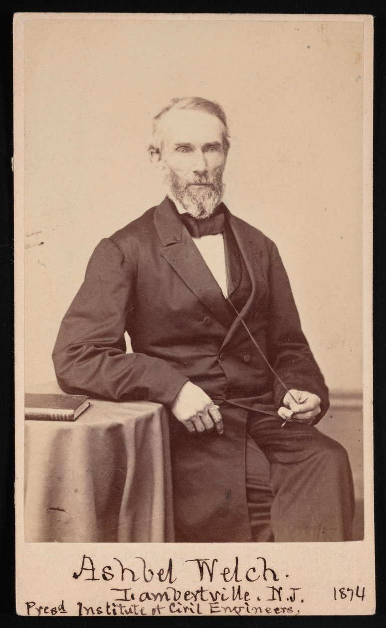 एशबेल वेल्च का पोर्ट्रेट 1809-1882, मई 1874। द्वारा फ्रेडरिक गुटेकुंस्ट