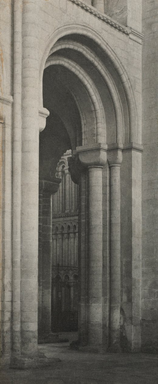 एली कैथेड्रल, नेव, साउथवेस्ट कॉर्नर, सी। 1899. द्वारा फ्रेडरिक हेनरी इवांस