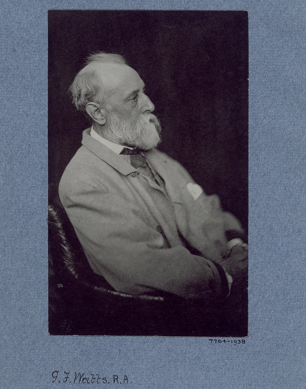 जॉर्ज फ्रेडरिक वत्स का पोर्ट्रेट (1817-1904) द्वारा फ्रेडरिक होलीयर