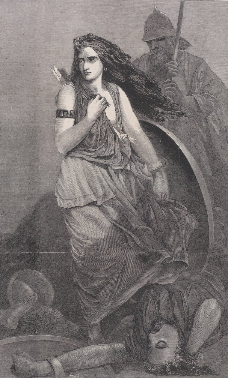 दार-थुला, इलस्ट्रेटेड लंदन न्यूज़ से, 27 जुलाई, 1861। द्वारा फ्रेडरिक जेम्स स्मिथ