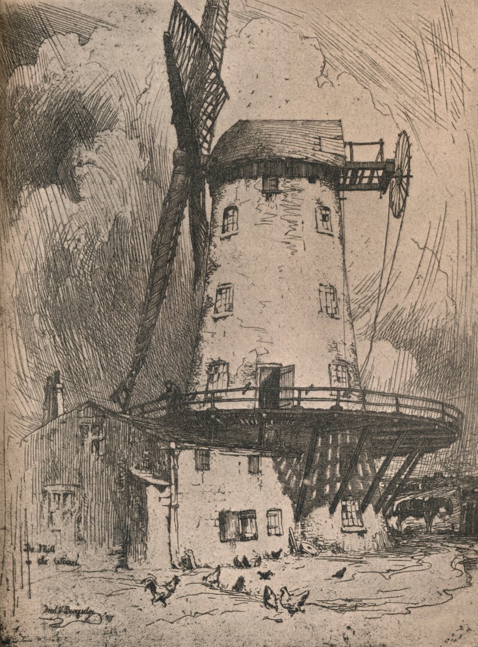 द मिल इन द वायरल, c1900 द्वारा फ्रेडरिक वैंगो बरिज