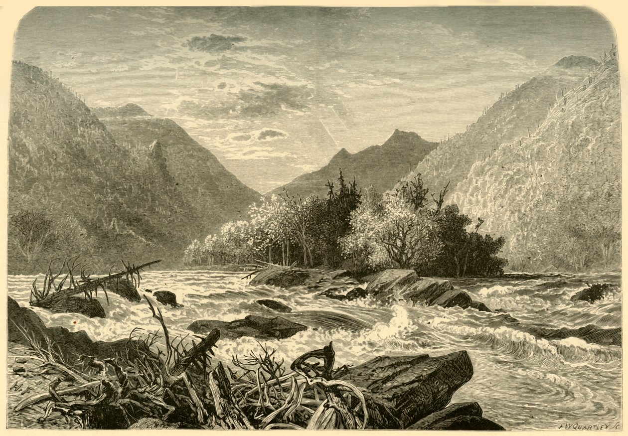माउंटेन आइलैंड, 1872। द्वारा फ्रेडरिक विलियम क्वार्टली