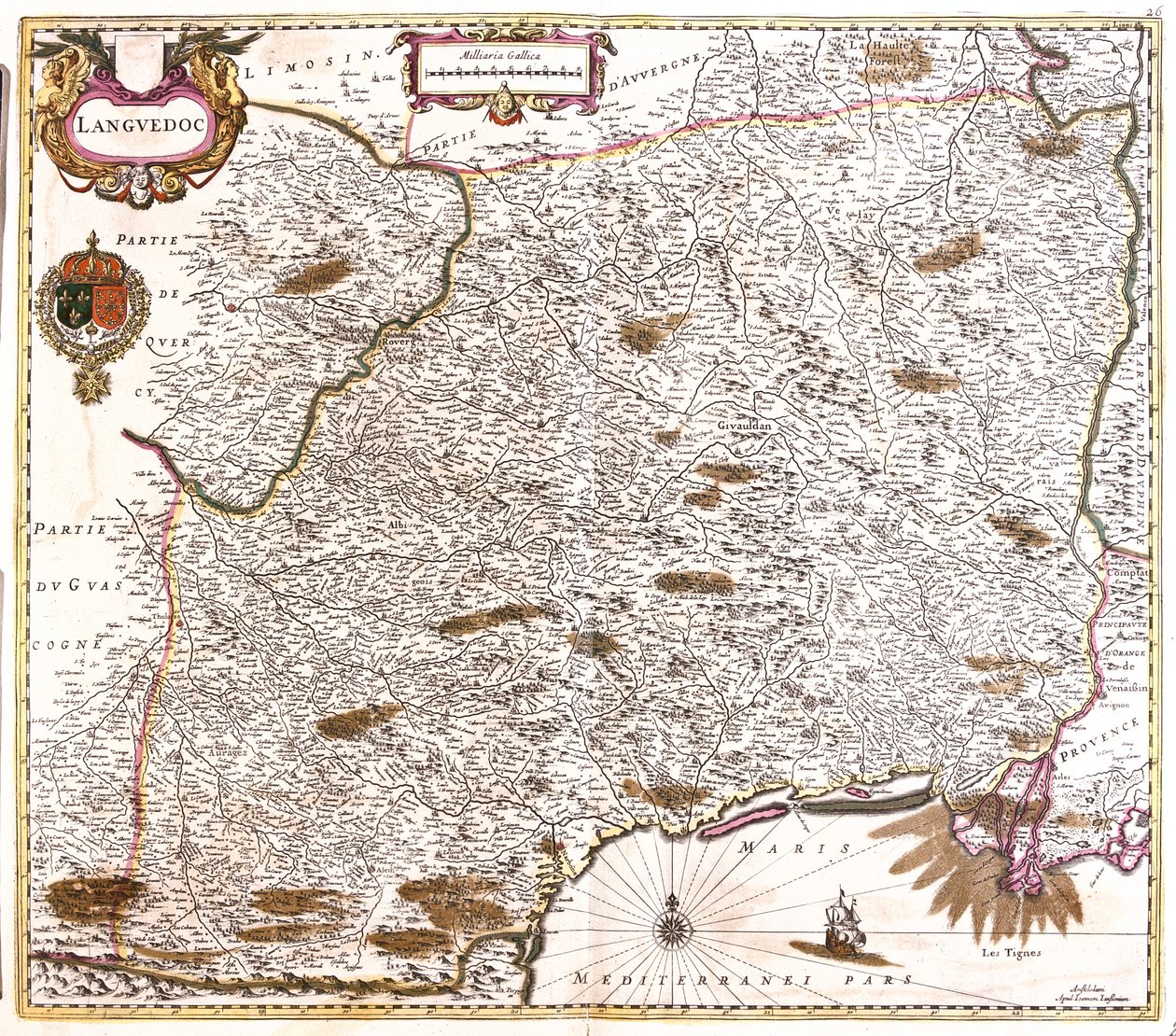 लैंग्वेडोक, फ्रांस द्वारा फ्रेडरिक डे विट