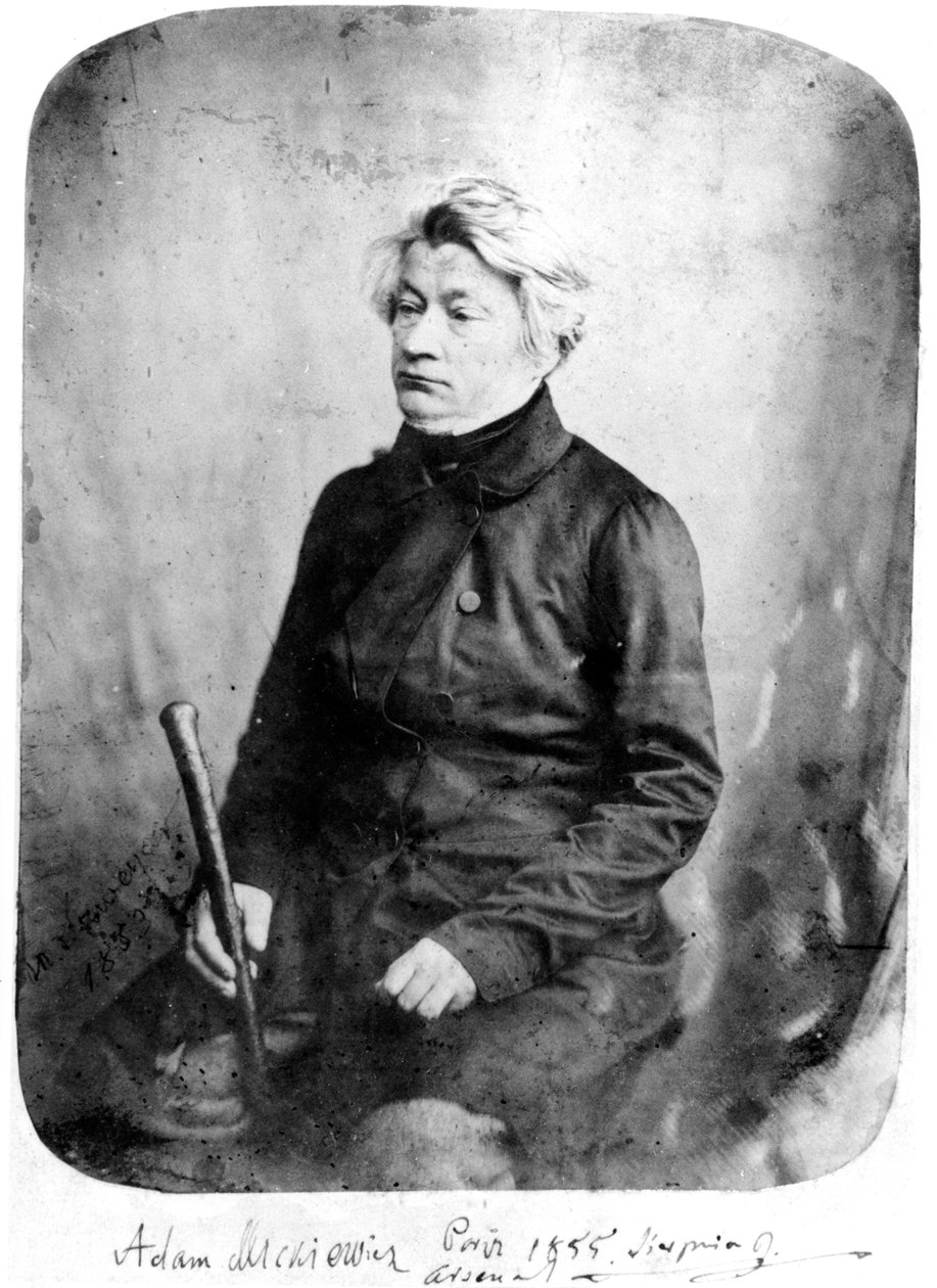 एडम मिकीविक्ज़, 1855 द्वारा फ्रेंच फोटोग्राफर