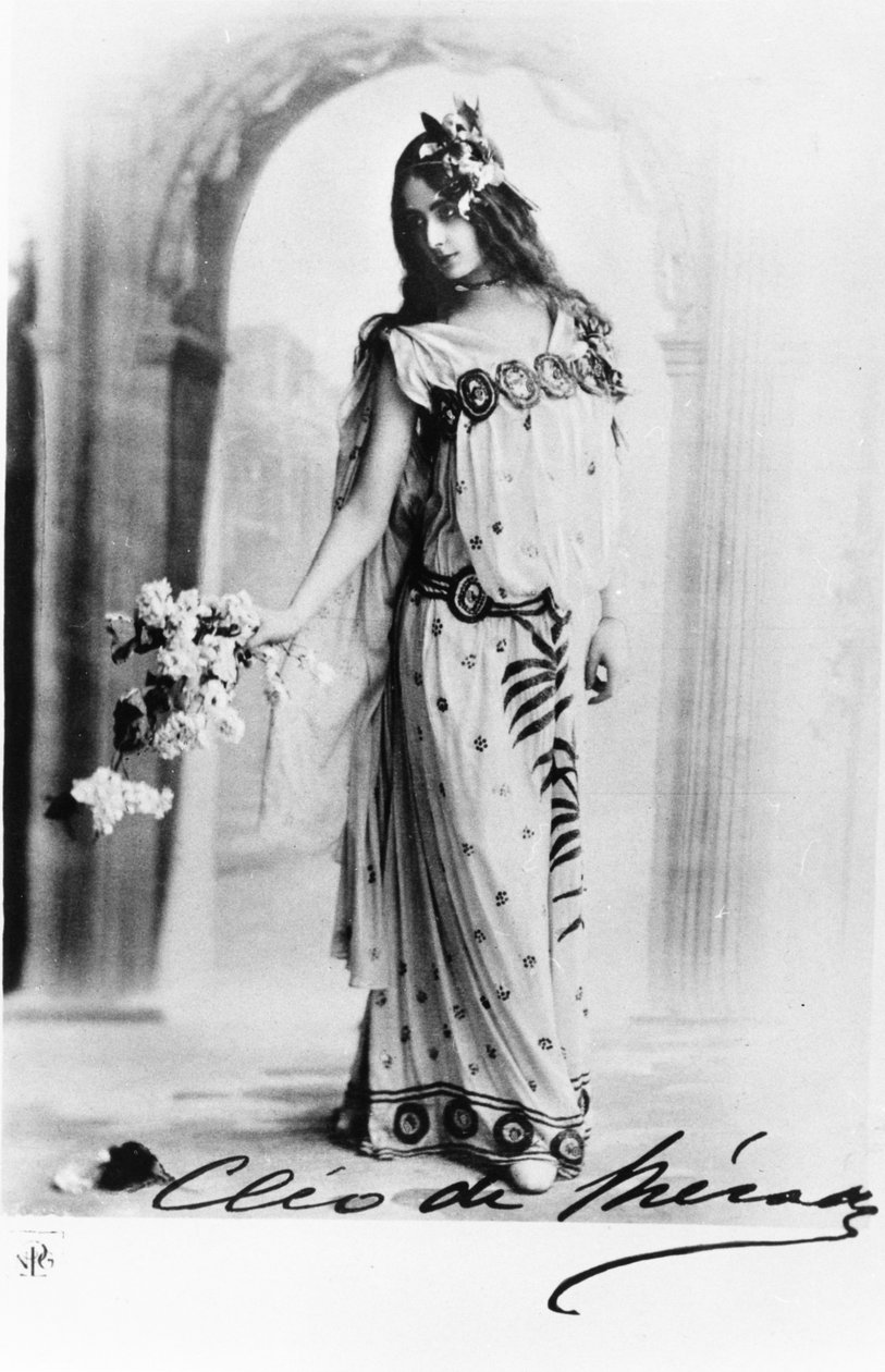 क्लियो डे मेरोड, c.1890s द्वारा फ्रेंच फोटोग्राफर