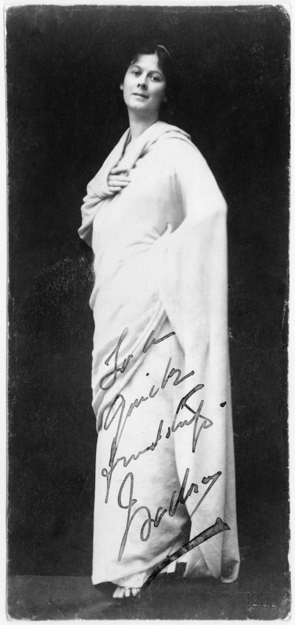 इसडोरा डंकन (1877-1927) द्वारा फ्रेंच फोटोग्राफर