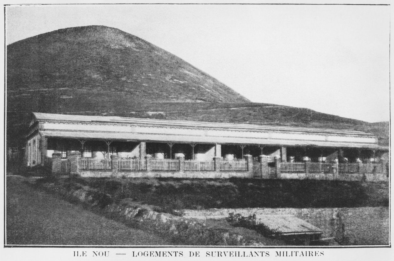 न्यू कैलेडोनिया, आइल ऑफ नो, ला डेपेचे कॉलोनियल, 1903 से सैन्य वार्डर के आवास द्वारा फ्रेंच फोटोग्राफर
