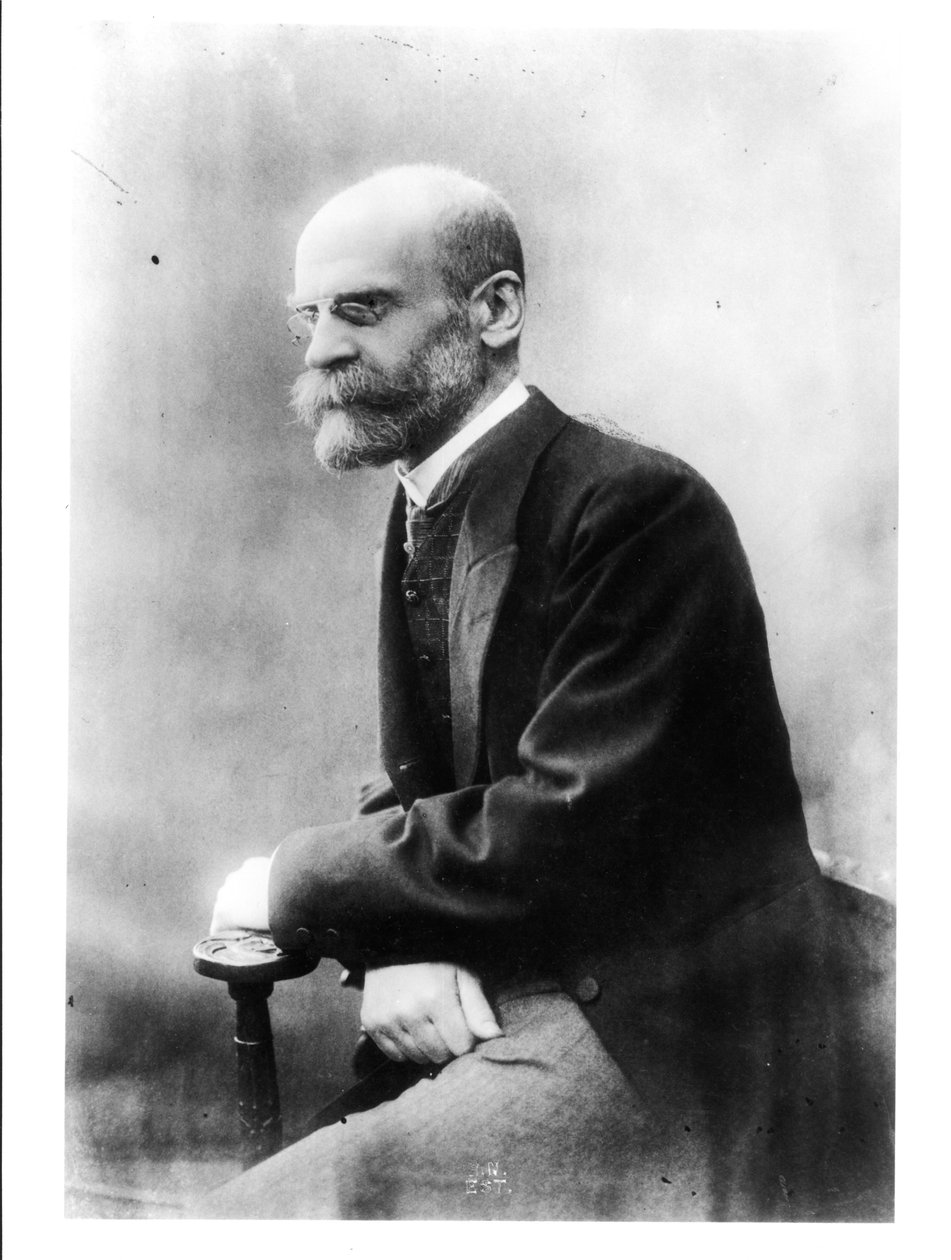 एमिल दुर्खीम का पोर्ट्रेट (1858-1917) द्वारा फ्रेंच फोटोग्राफर