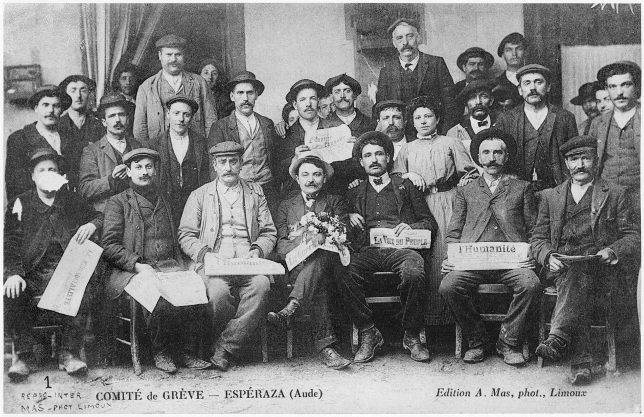एरिकोज़ा, 1910 में स्ट्राइकर्स कमेटी द्वारा फ्रेंच फोटोग्राफर
