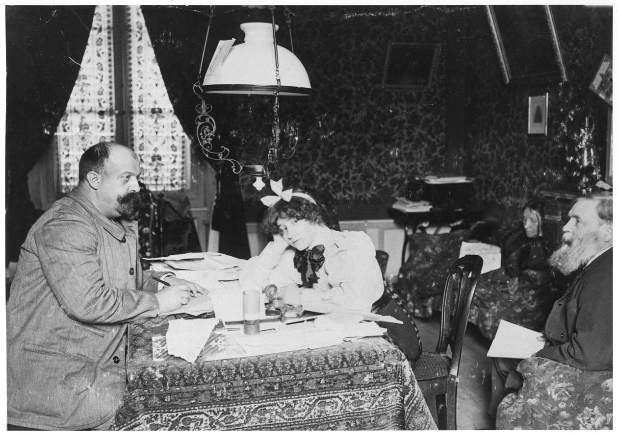 विली (1859-1931) कोलेट (1873-1954) सिदो (बी। 1835) और कैप्टन कोलेट के लिए चैटिलन-कॉलगें, c.1895 द्वारा फ्रेंच फोटोग्राफर