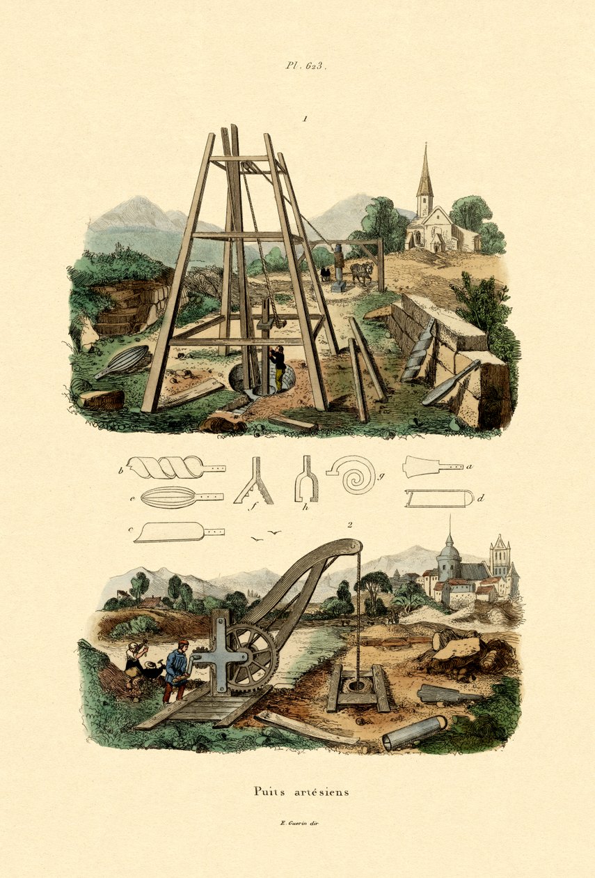 आर्टेसियन वेल, 1833-39 द्वारा फ्रेंच स्कूल