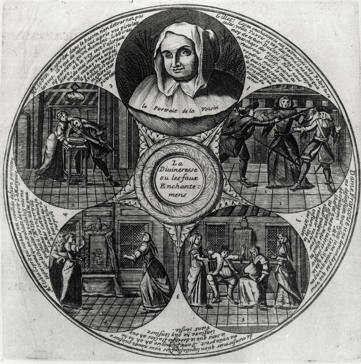 कैथरीन मोन्वोइसिन (ला वोइसिन) (1640-80) और ज़हर का मामला, 1679 द्वारा फ्रेंच स्कूल