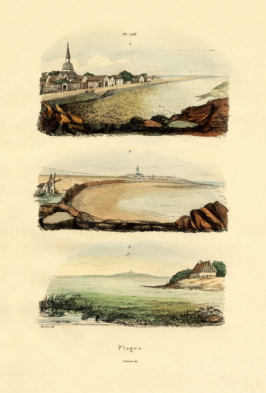 तट, 1833-39 द्वारा फ्रेंच स्कूल