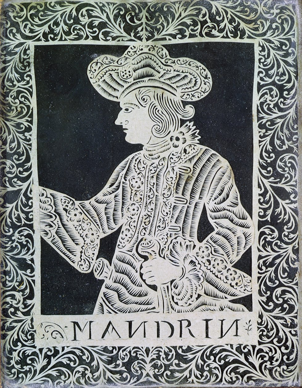 लुई मैंड्रिन (1724-55) (कोलाज) द्वारा फ्रेंच स्कूल