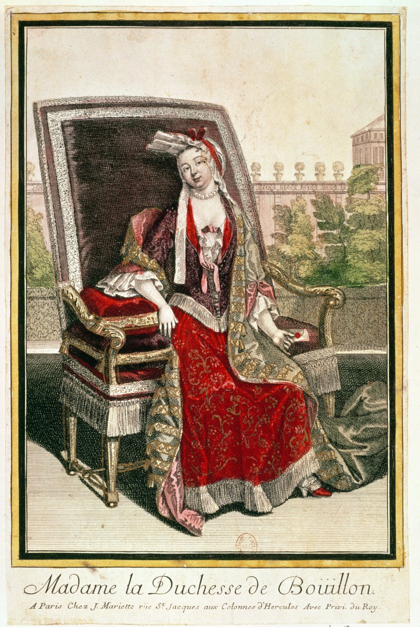 मैरी-ऐनी मैनसिनी (1646-1714) डचेस ऑफ बुइलन द्वारा फ्रेंच स्कूल