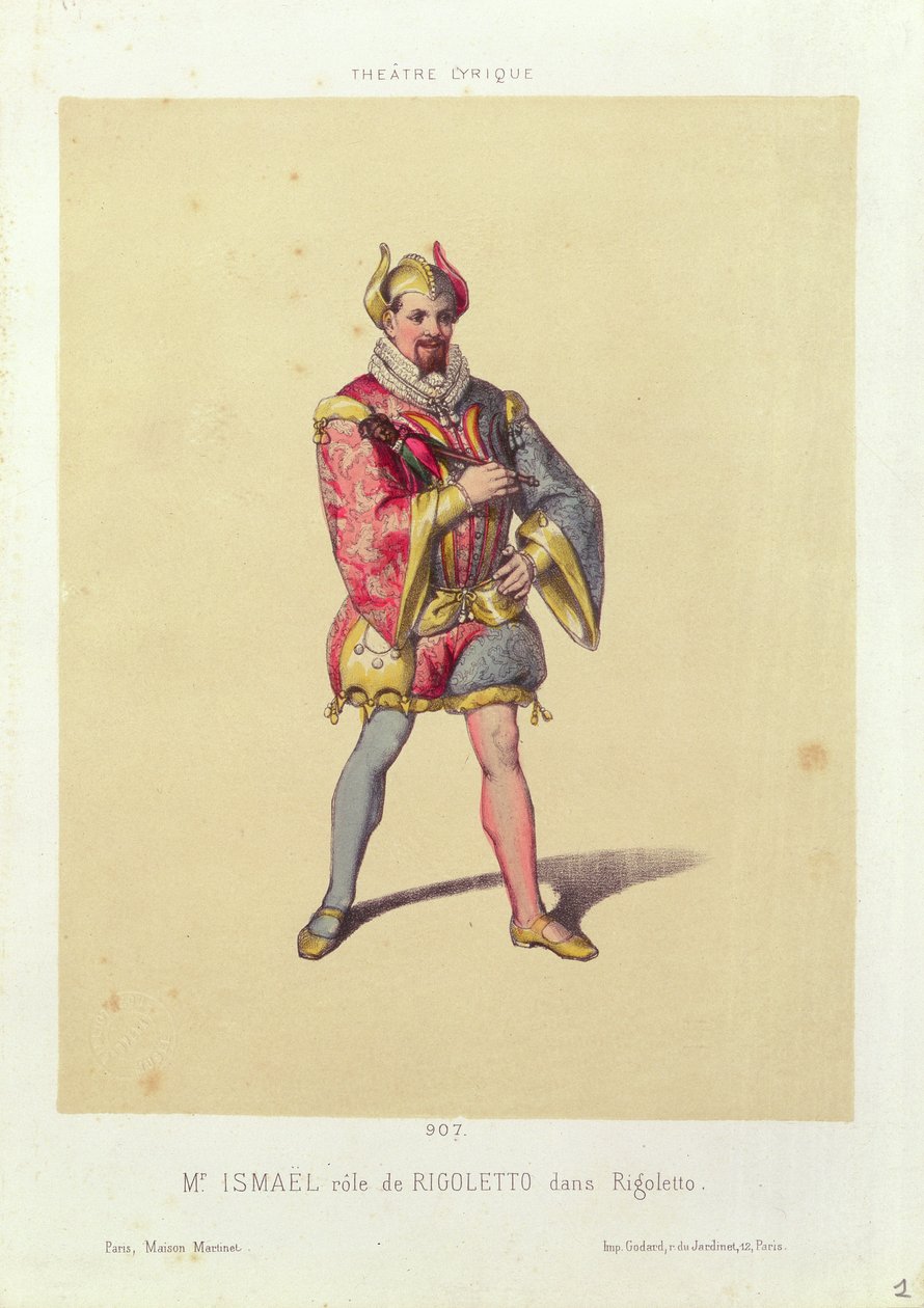 Giuseppe Verdi (1813-1901) 1885 द्वारा &39;Rigoletto&39; से रिगोलेटो द्वारा फ्रेंच स्कूल