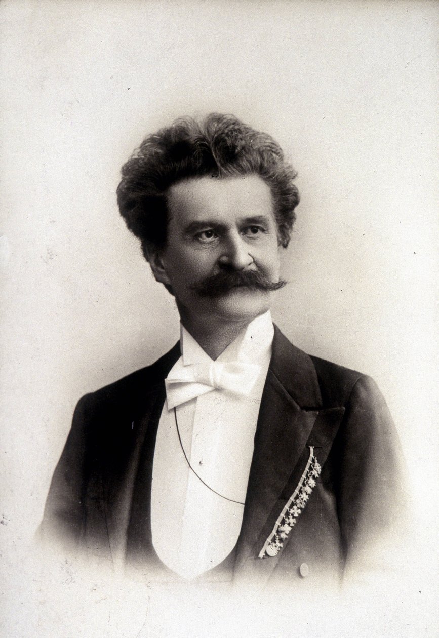 जोहान II स्ट्रॉस फिल्म्स (1825-1899), ऑस्ट्रियाई संगीतकार द्वारा फ्रेंच फोटोग्राफर