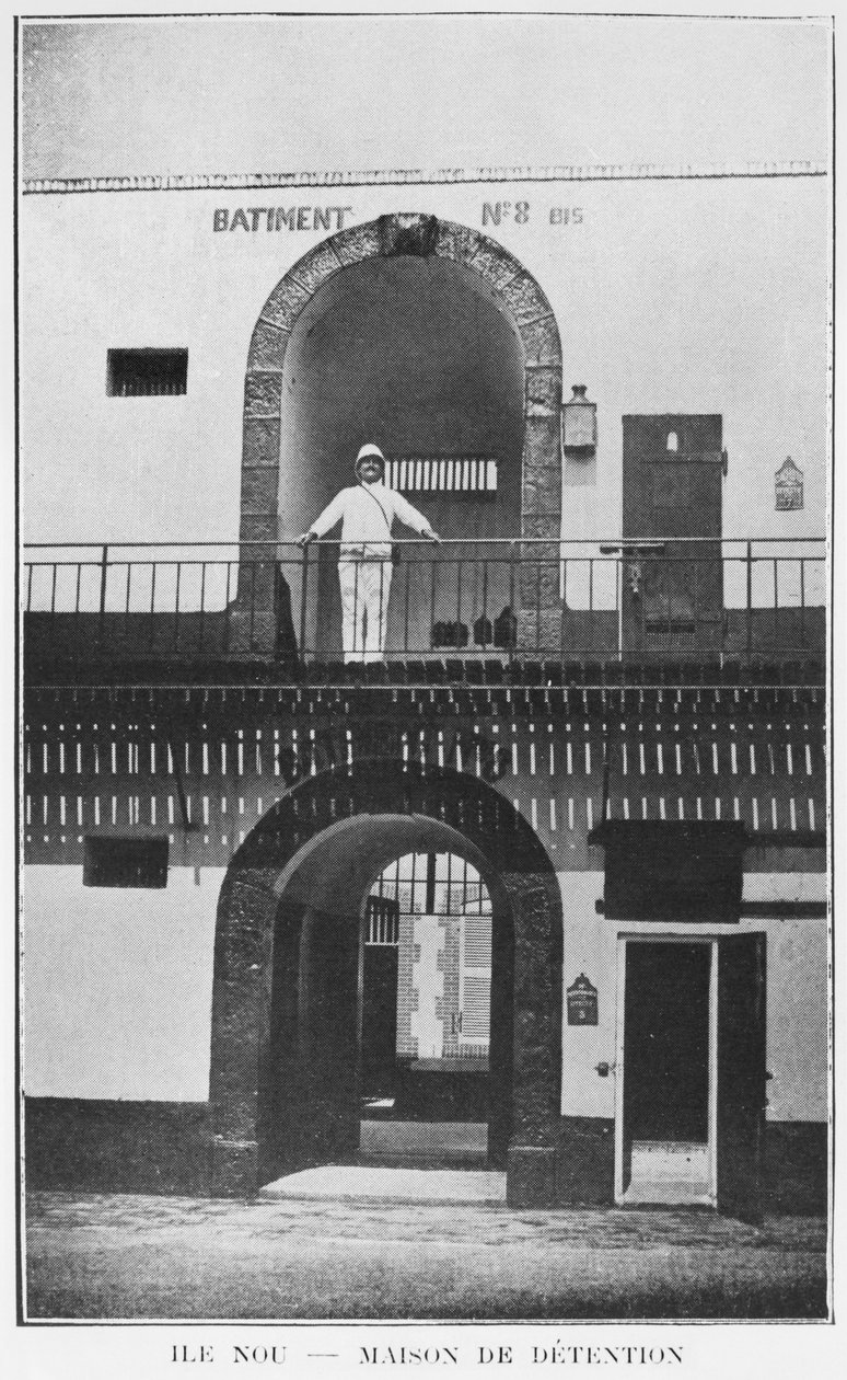 न्यू कैलेडोनिया, आइल ऑफ नो, हाउस ऑफ डिटेंशन, ला डिपेचे कॉलोनियल, 1903 से द्वारा फ्रेंच फोटोग्राफर