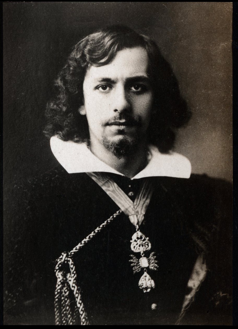 अल्बर्ट लैंबर्ट फिल्स का पोर्ट्रेट (1865-1941), फ्रांसीसी अभिनेता। द्वारा फ्रेंच फोटोग्राफर