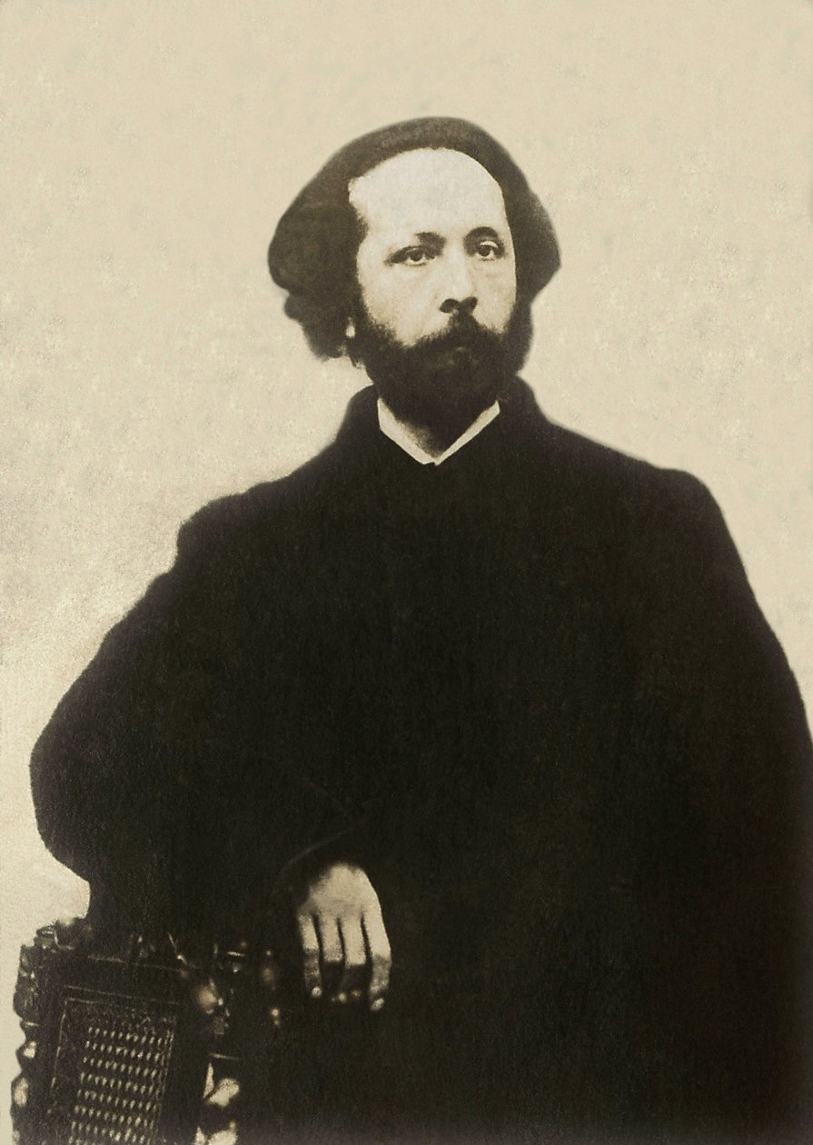 एडोर्ड लालो का पोर्ट्रेट (1823-1892), फ्रांसीसी संगीतकार। फोटोग्राफी, 19वीं सदी के अंत में, पेरिस। द्वारा फ्रेंच फोटोग्राफर