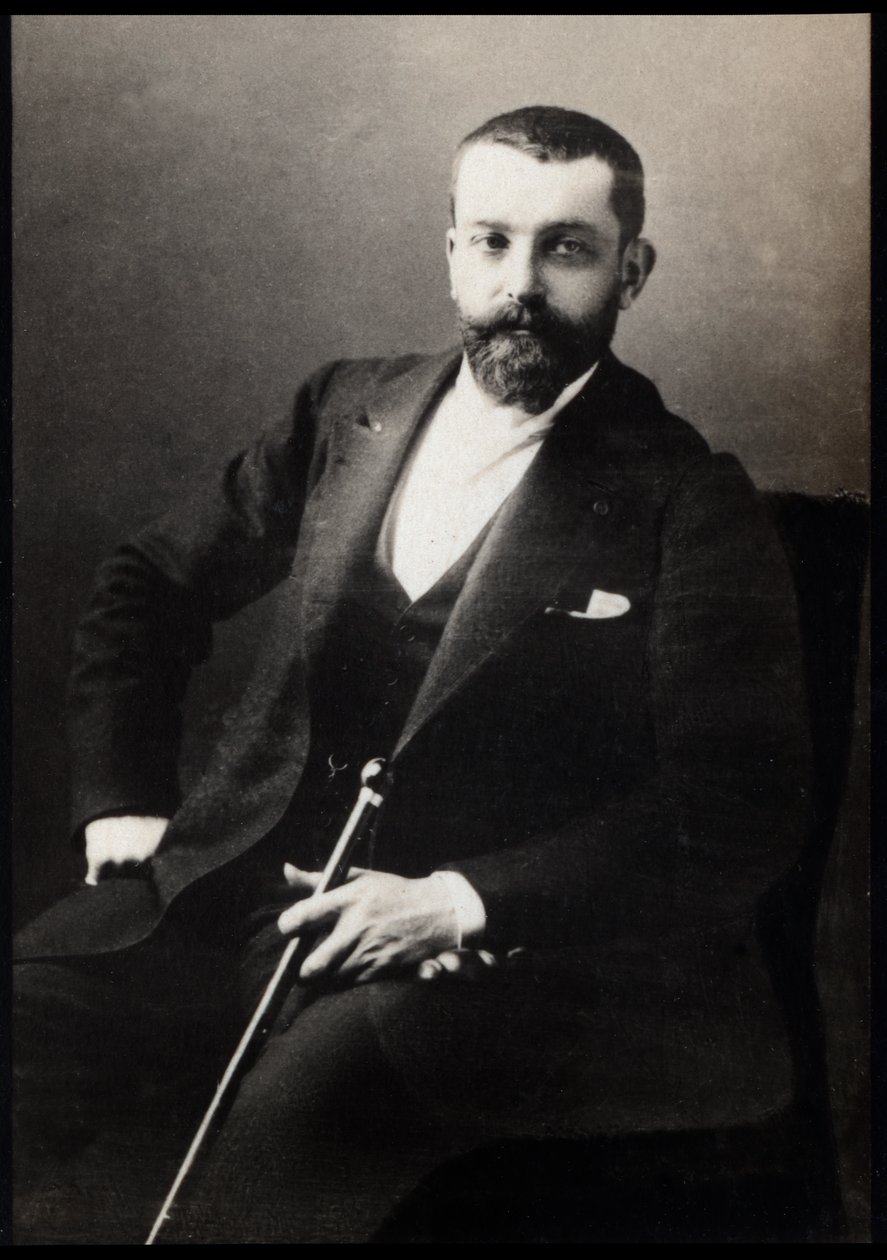 हेनरी गर्वक्स (1852-1929) के चित्रकार, फ्रांसीसी चित्रकार। द्वारा फ्रेंच फोटोग्राफर