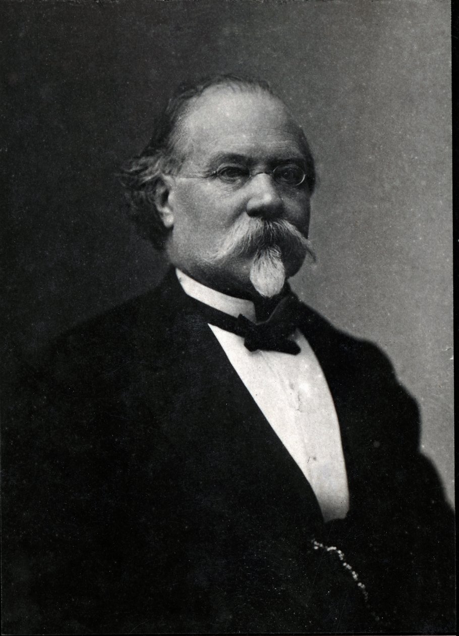 लुई जोसेफ ट्रॉस्ट (1825-1911), फ्रेंच रसायनज्ञ का चित्र। द्वारा फ्रेंच फोटोग्राफर