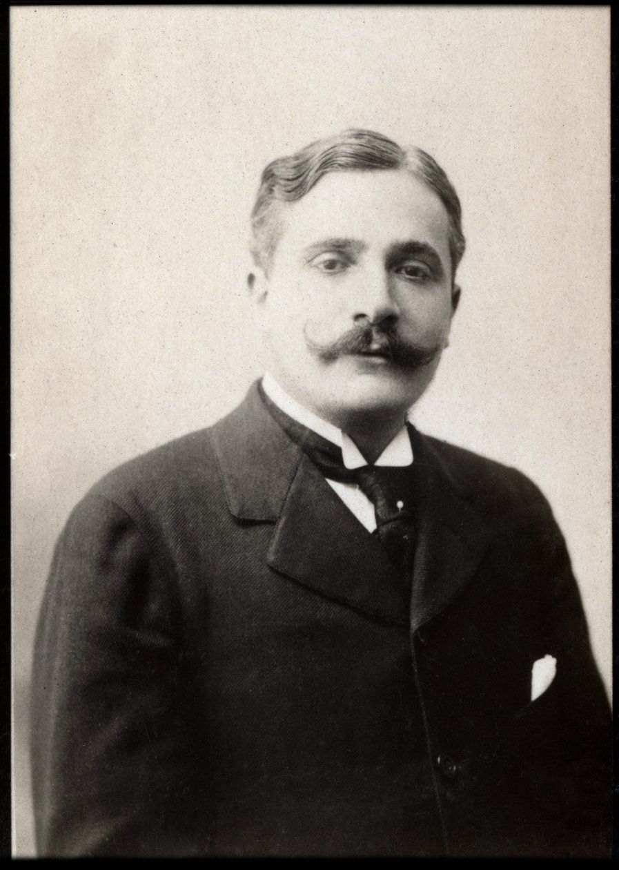 पियरे डेकोरसेल (1856-1926), फ्रेंच लेखक का चित्र। द्वारा फ्रेंच फोटोग्राफर