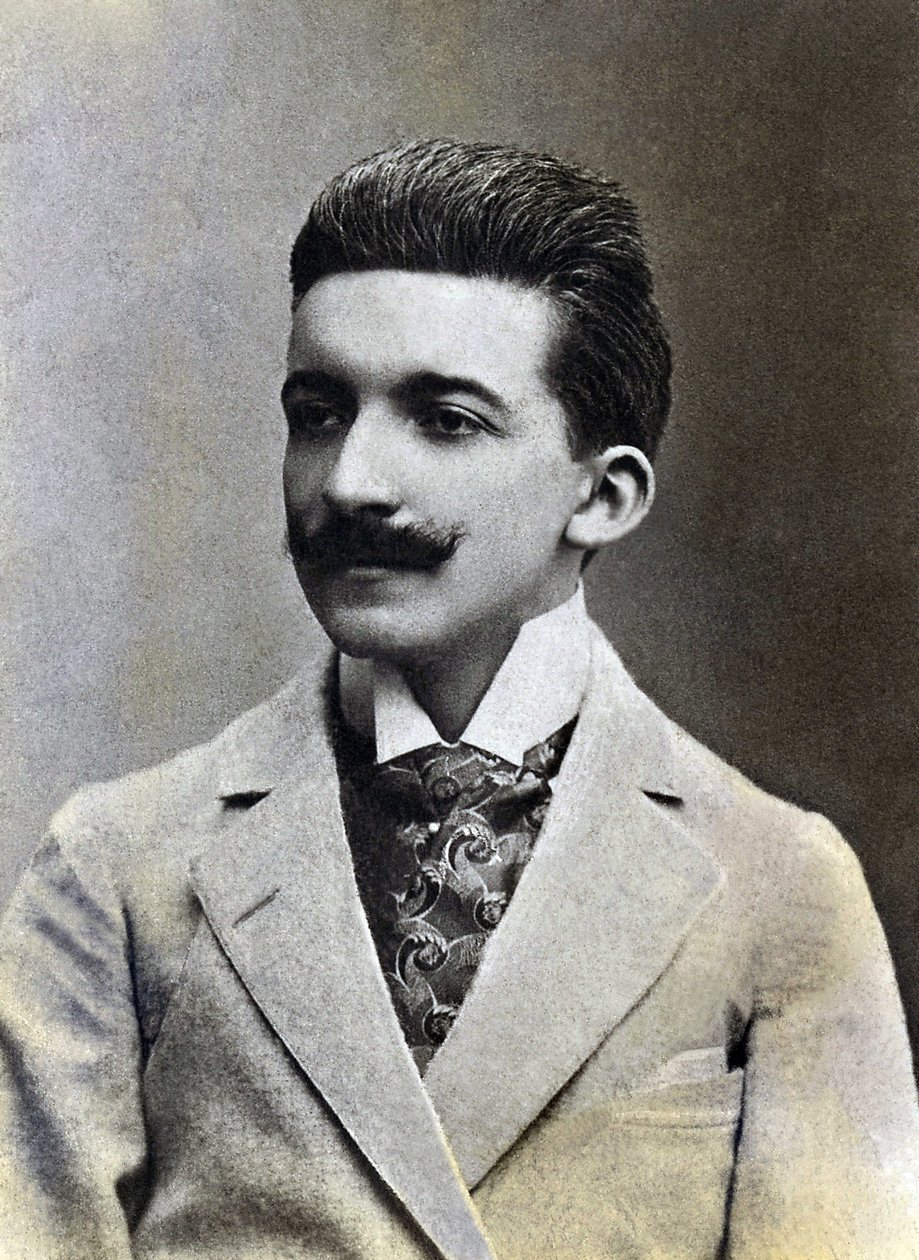 पियरे लुई डिट लुइस का पोर्ट्रेट (1870-1925), फ्रांसीसी लेखक। द्वारा फ्रेंच फोटोग्राफर