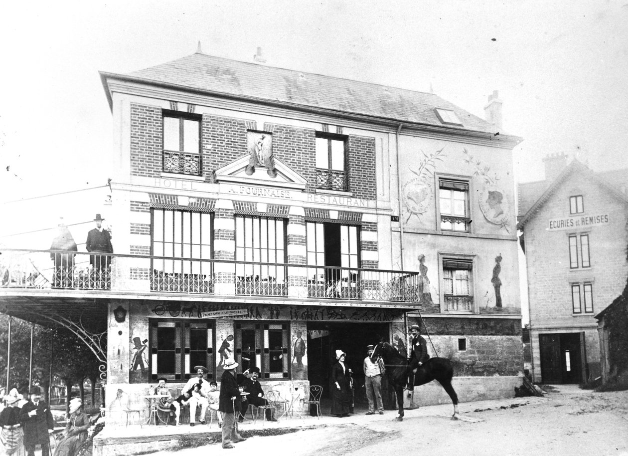 चटौ में होटल फोरनाइस, c.1880 द्वारा फ्रेंच फोटोग्राफर
