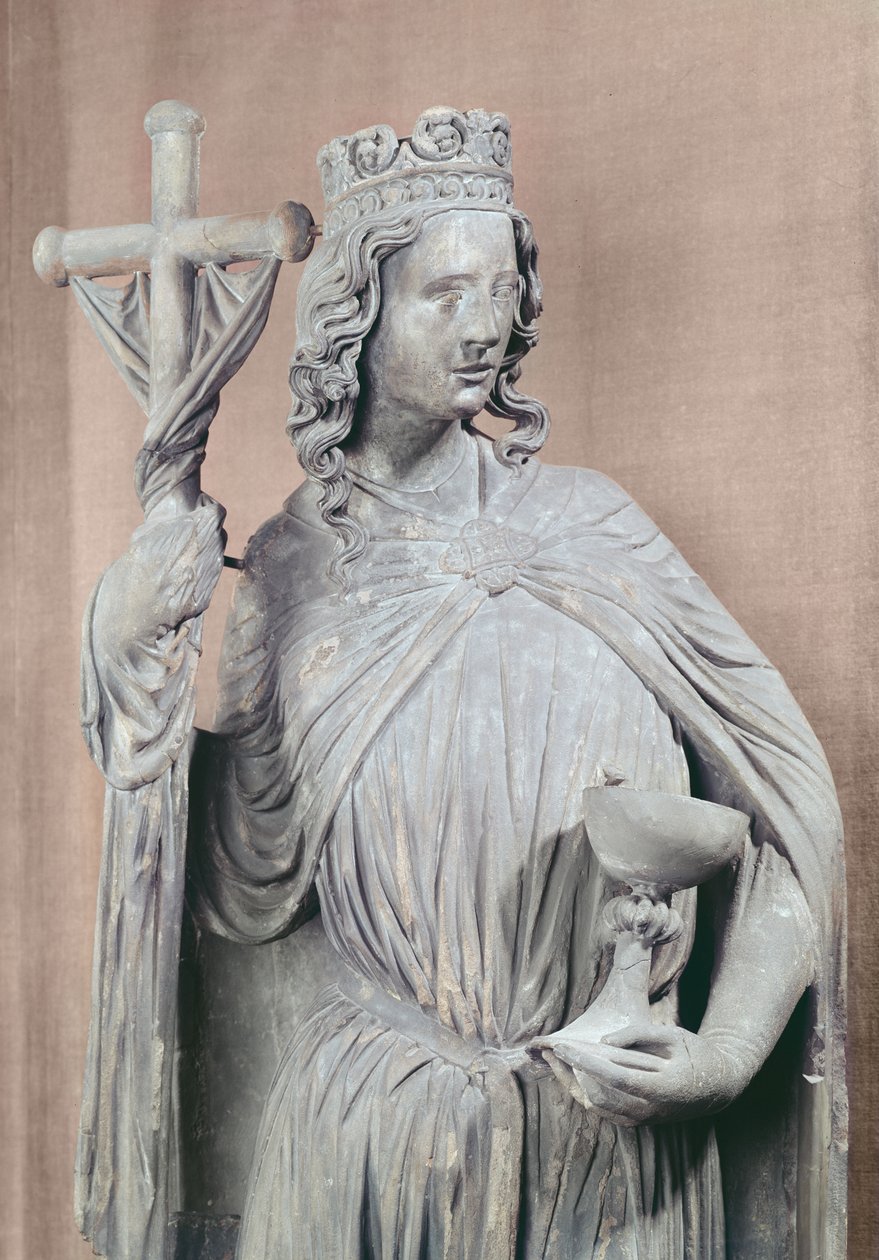 चर्च की एक अलौकिक आकृति एक चोली और लेबरम, c.1230 (विस्तार) द्वारा फ्रेंच स्कूल