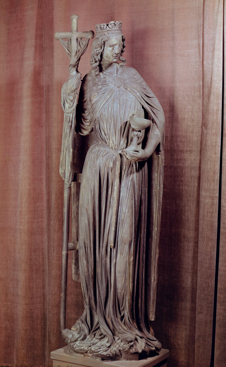 चर्च की एक अलौकिक आकृति एक चोली और लेबरम, c.1230 (विस्तार) द्वारा फ्रेंच स्कूल
