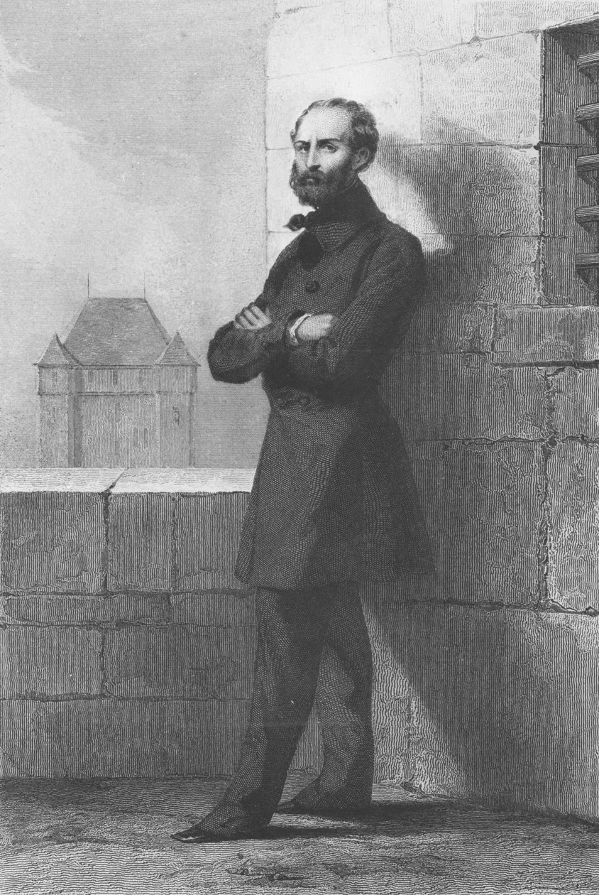 आर्मंड बार्बेस, c.1848 (उत्कीर्णन) द्वारा फ्रेंच स्कूल