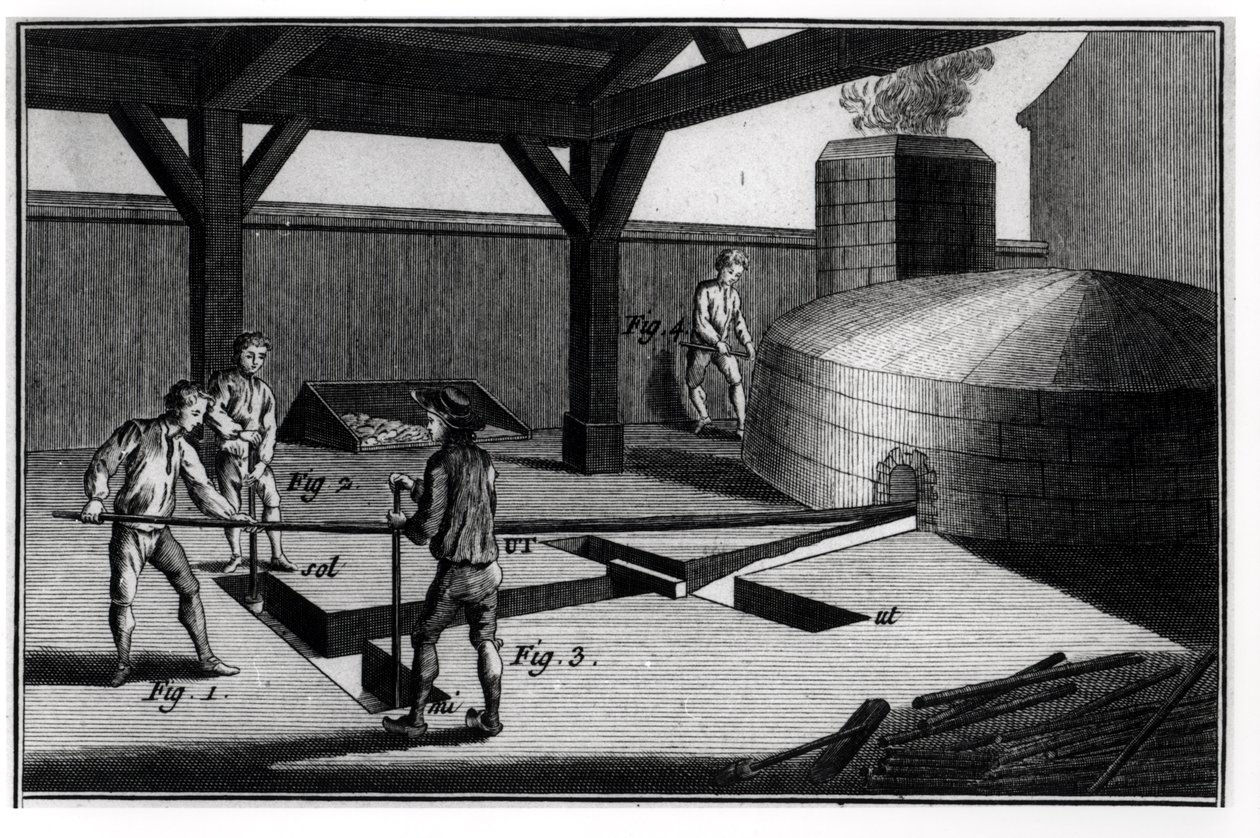 बेल डेनिसट (1713-84) 1751-72 द्वारा एनसाइक्लोपीडिया से बेल मेकिंग द्वारा फ्रेंच स्कूल