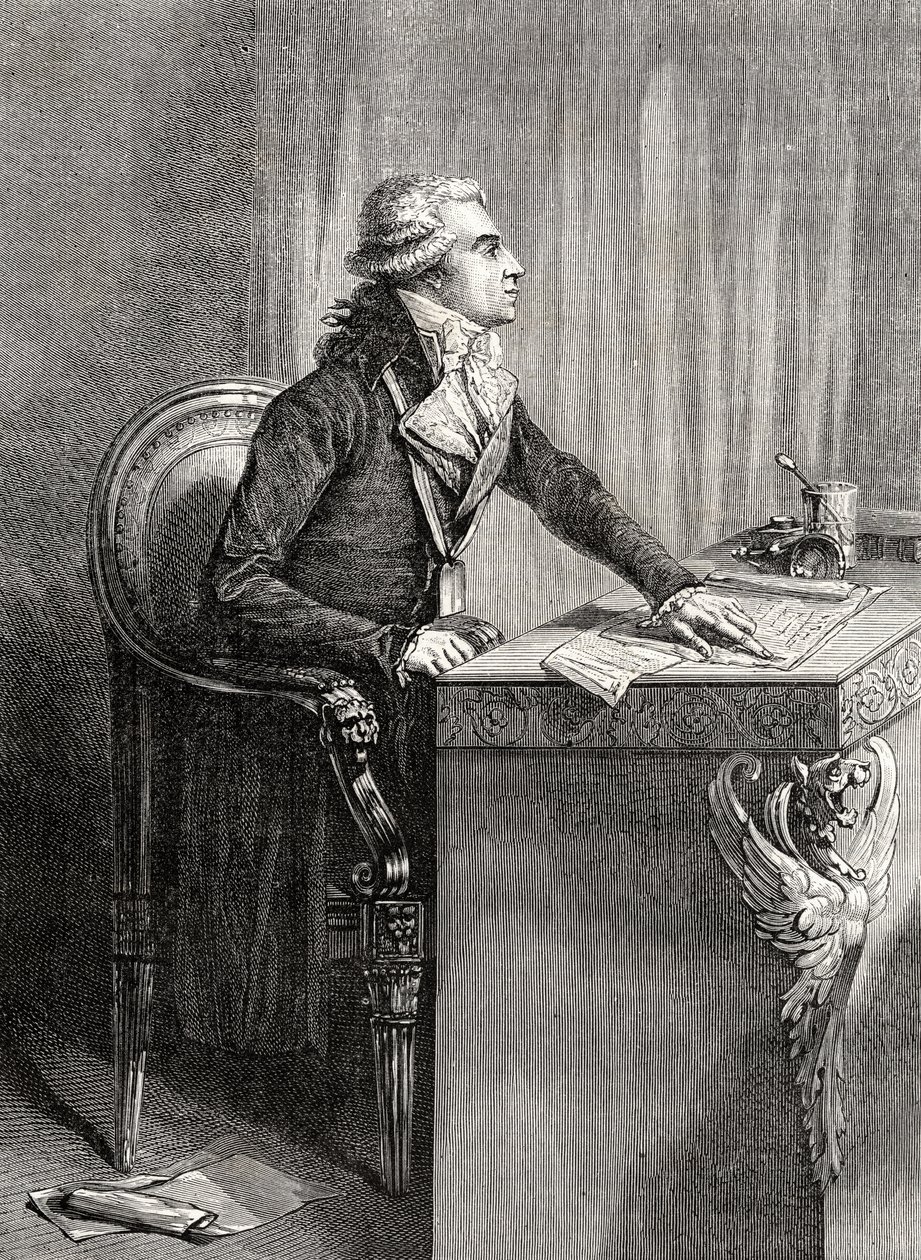 लुईस ब्लैंक (1811-82) द्वारा &39;फ्रेंच क्रांति का इतिहास&39; से बर्ट्रेंड बैरे डी वियुज़ैक द्वारा फ्रेंच स्कूल