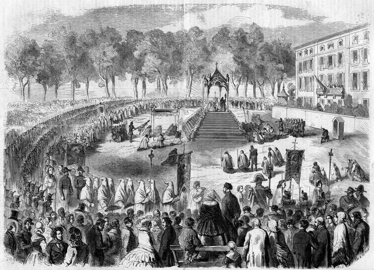 कैथोलिक भ्रूण: Fete Dieu (Fete-Dieu) Toulon, Var (83) में द्वारा फ्रेंच स्कूल