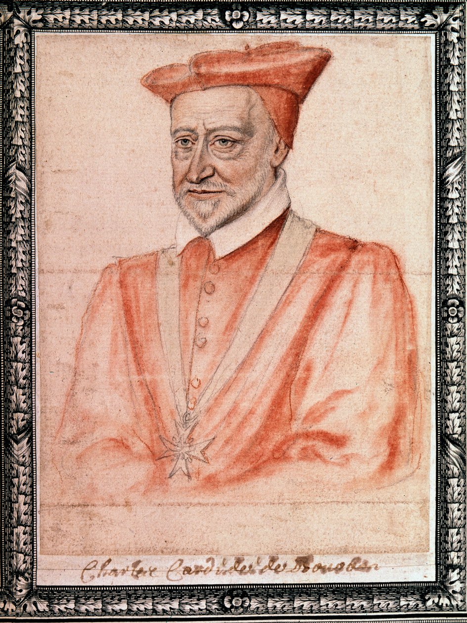 चार्ल्स डी बॉर्बन (1523 - 1590), रूएन के आर्कबिशप (ड्राइंग) द्वारा फ्रेंच स्कूल
