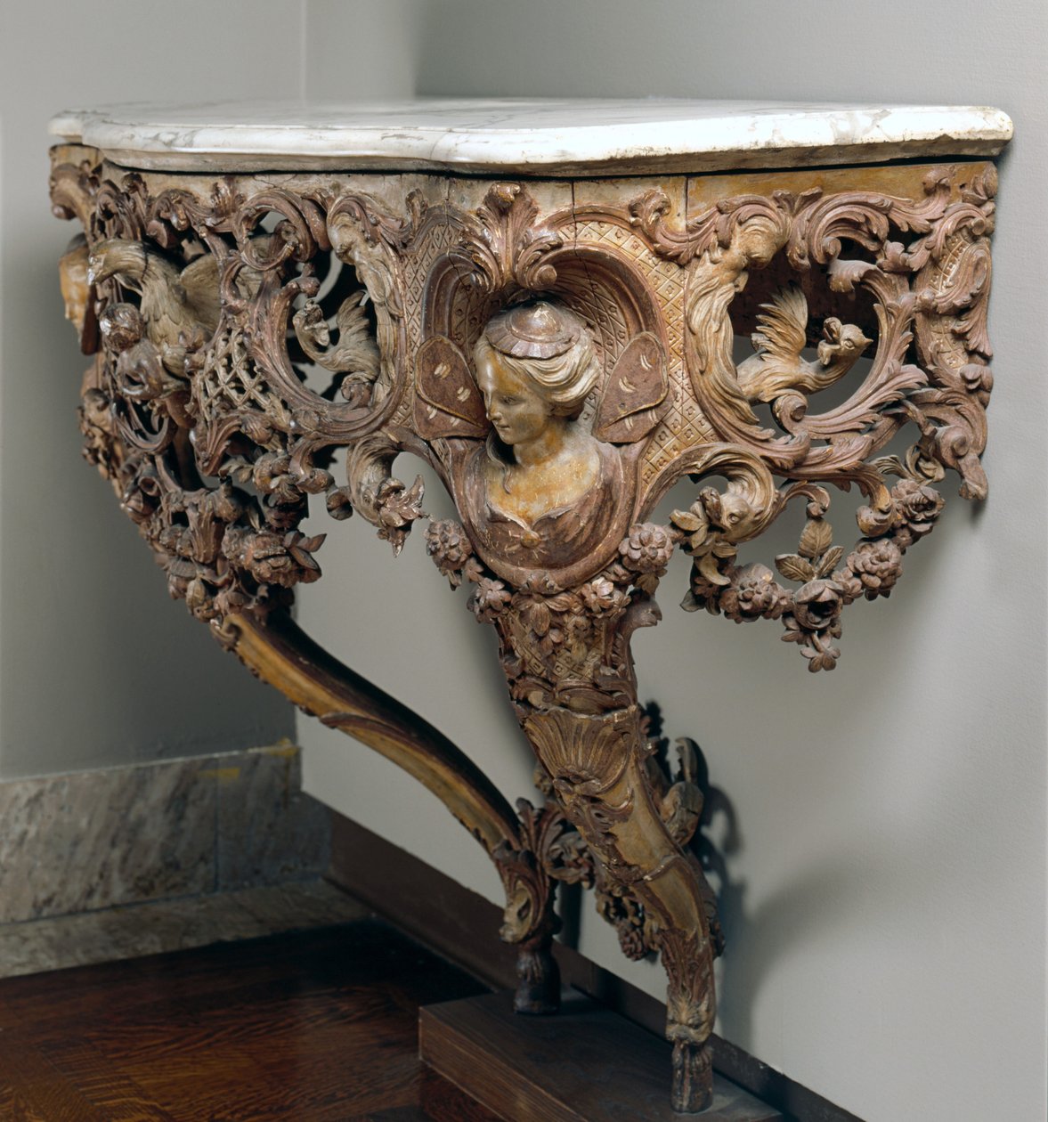 कंसोल तालिका, c.1720 द्वारा फ्रेंच स्कूल