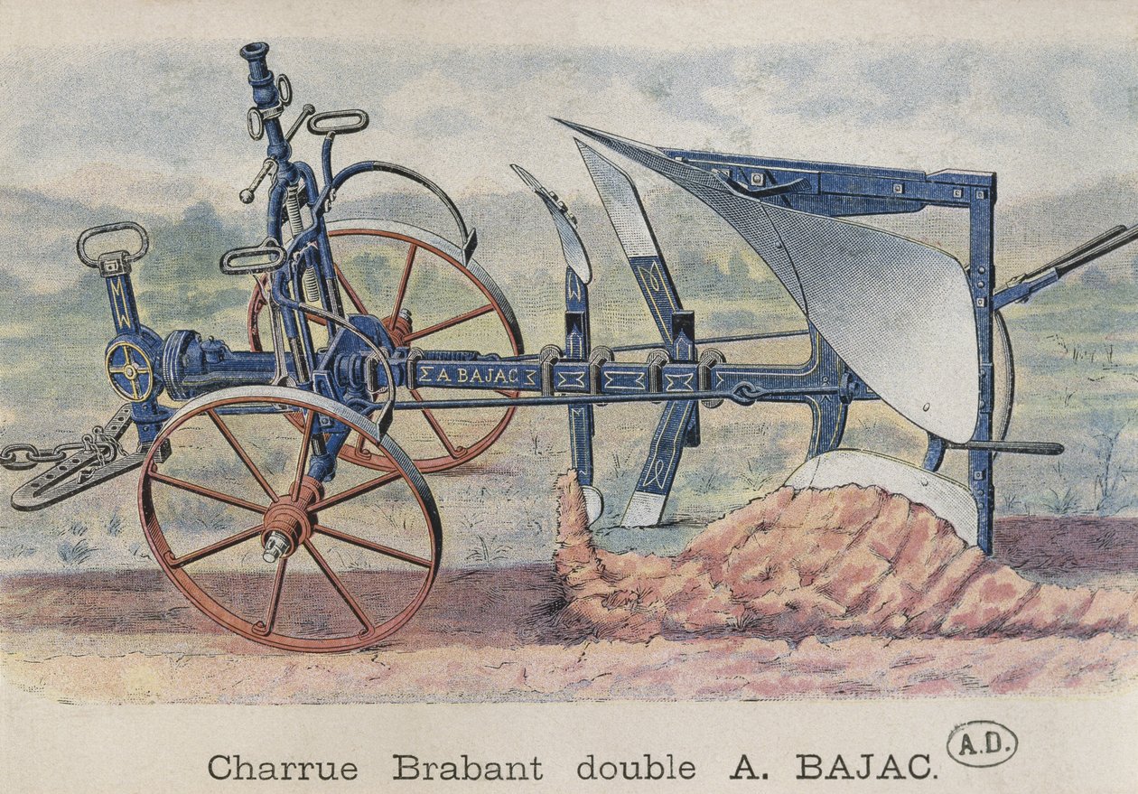 एंटोनी बजैक द्वारा आविष्कार डबल प्लॉट ब्रेबेंट, c.1900 द्वारा फ्रेंच स्कूल