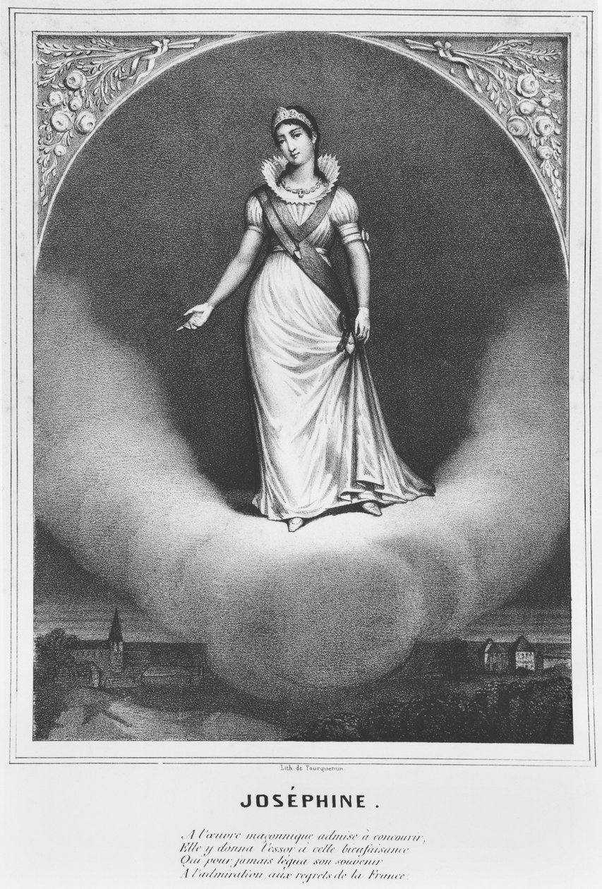 महारानी जोसेफिन डी बेहरैनीस (1763-1814) और फ्रीमेसोनरी, सी .188 द्वारा फ्रेंच स्कूल