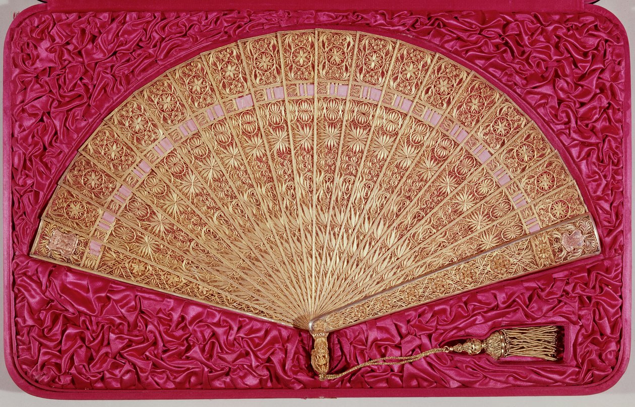 मैक्सिको के सम्राट हैब्सबर्ग-लोरेन के मैक्सिमिलियन (1832-67) द्वारा बेल्जियम के अपनी पत्नी चार्लोट (1840-1927) को दिया गया सोना द्वारा फ्रेंच स्कूल