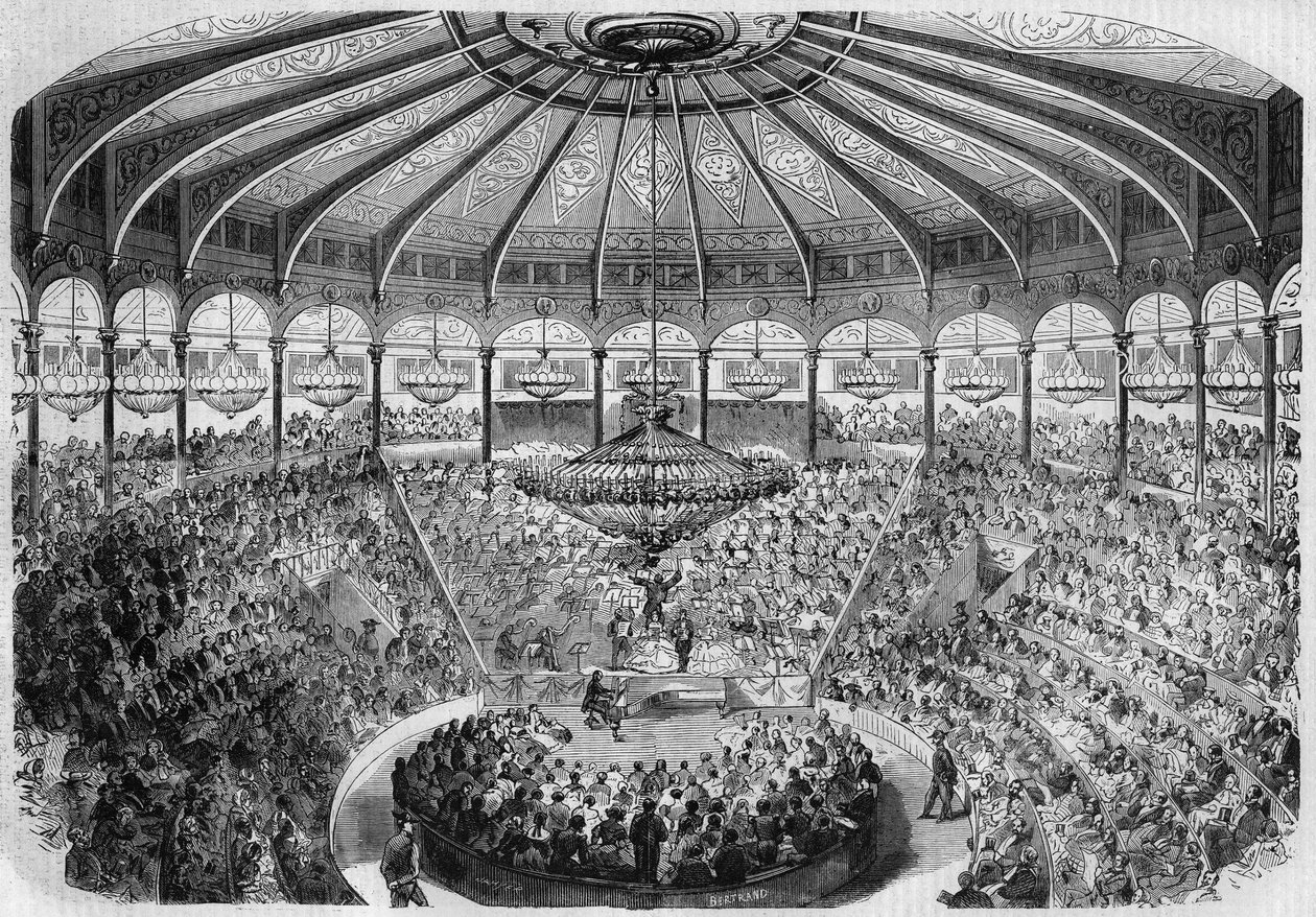 Cirque de l'Imperatrice des Champs Elysees (Champs-Elysees), पेरिस में समारोह द्वारा फ्रेंच स्कूल