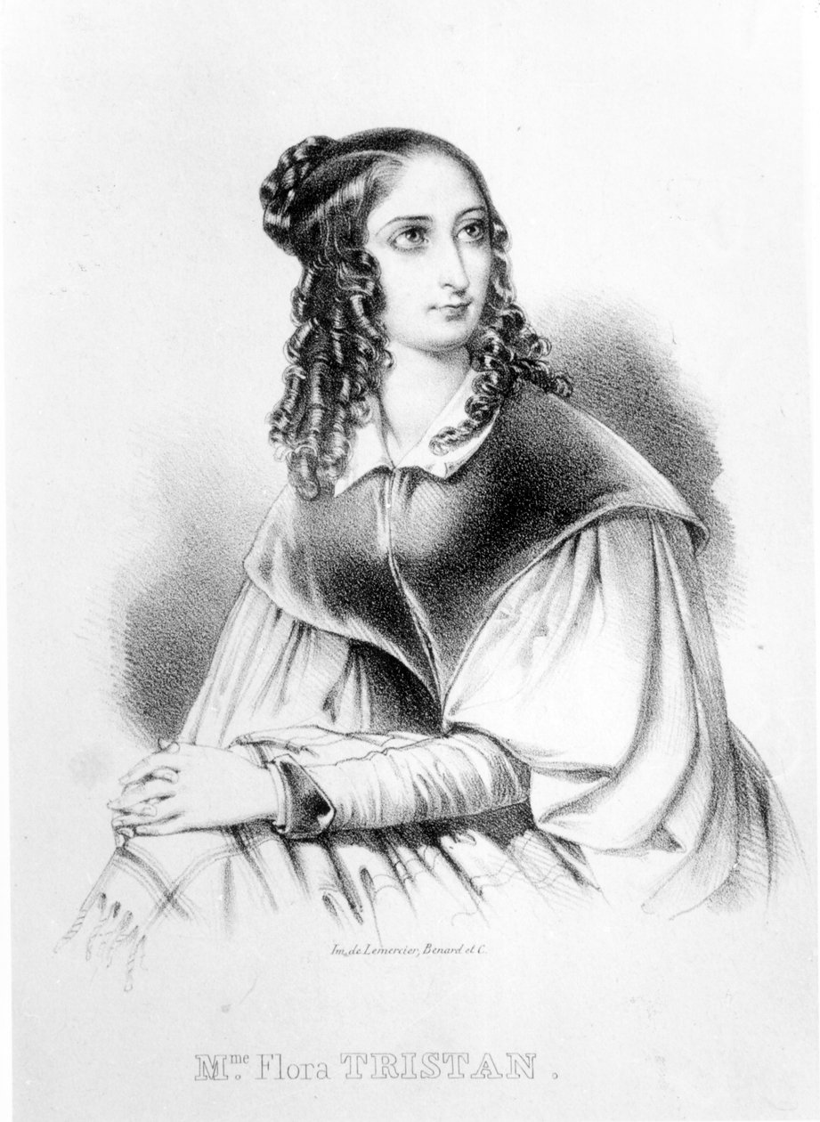 फ्लोरा ट्रिस्टन (1803-44), सी। 1848 द्वारा फ्रेंच स्कूल