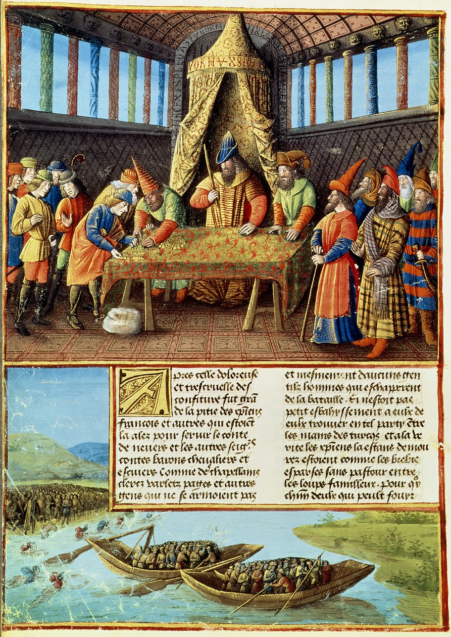 Fr 5594 f.267v बायज़िड I द्वारा फ्रेंच स्कूल