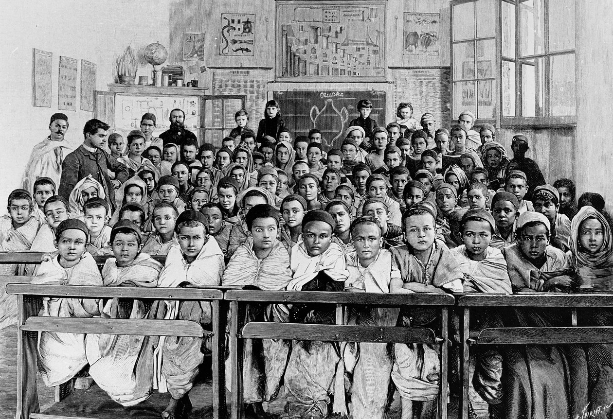 1891 में काबली में फ्रांसीसी स्कूल द्वारा फ्रेंच स्कूल